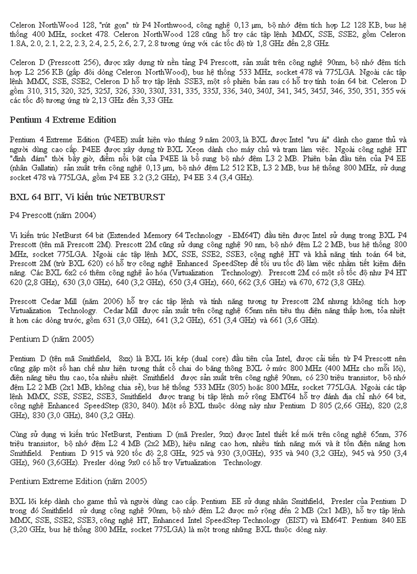 image for page Các dòng CPU Intel