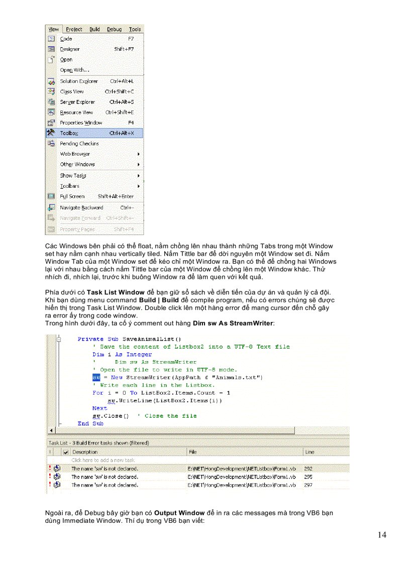 image for page Tài liệu dạy lập trình VB NET