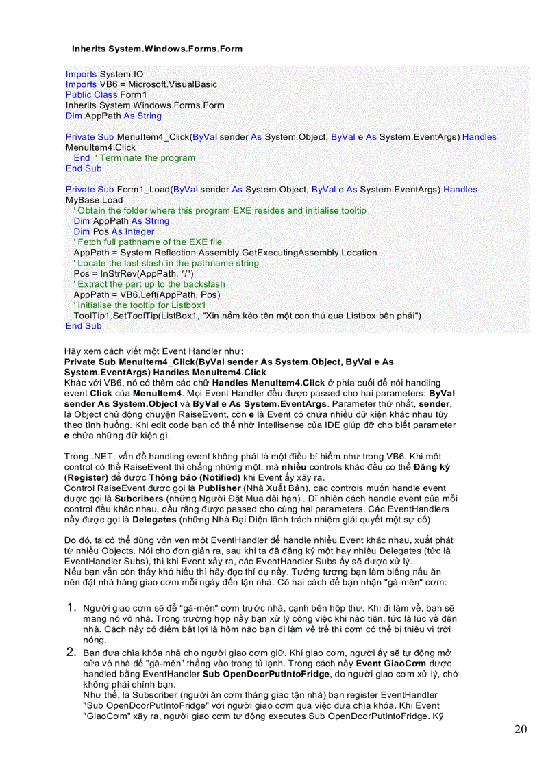 image for page Tài liệu dạy lập trình VB NET