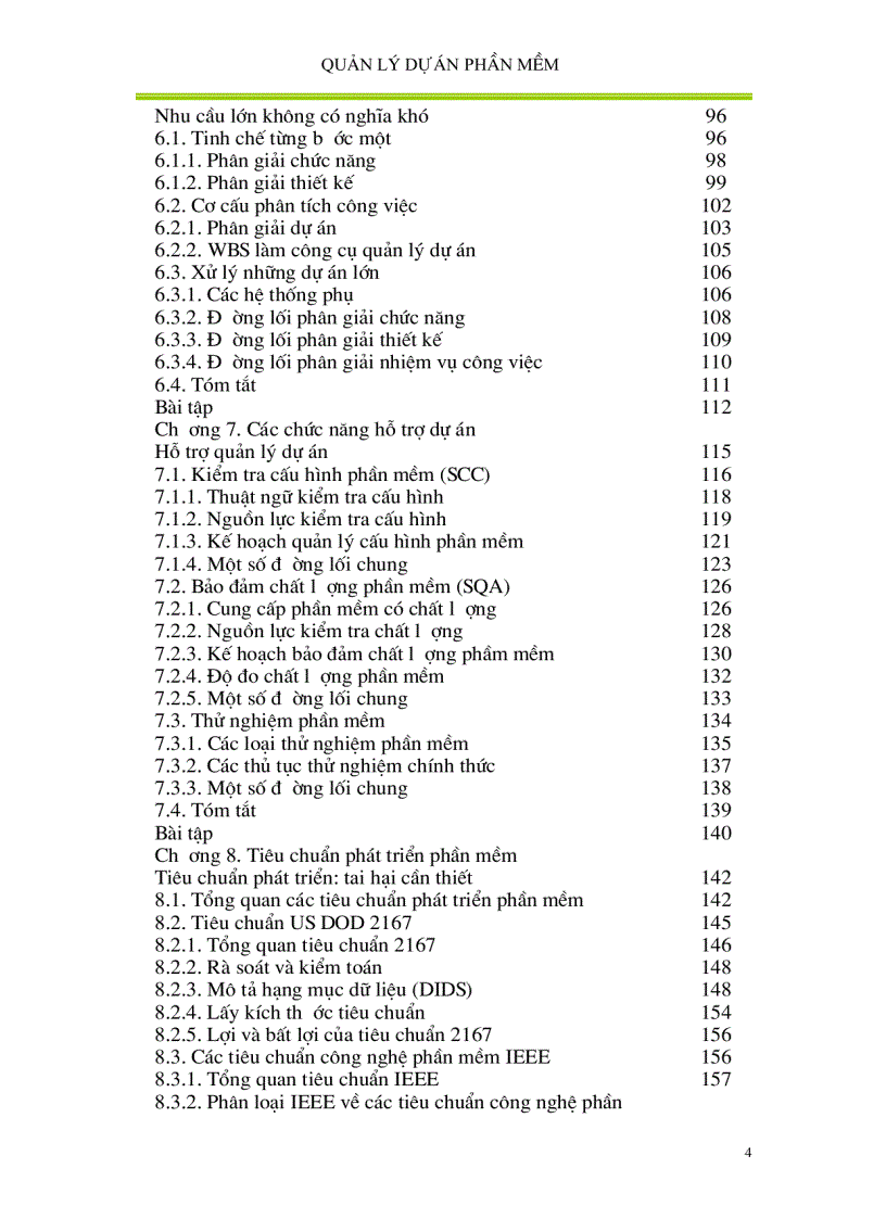 image for page Giáo trình quản lý dự án phần mềm