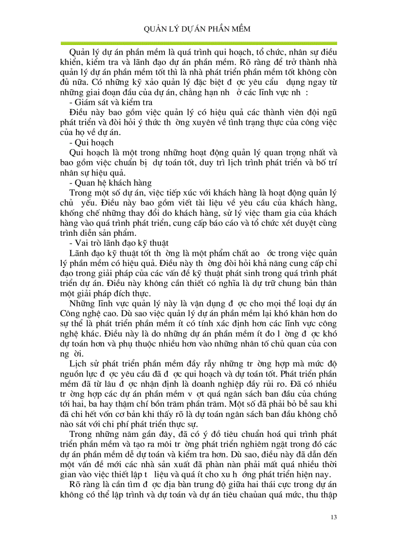 image for page Giáo trình quản lý dự án phần mềm