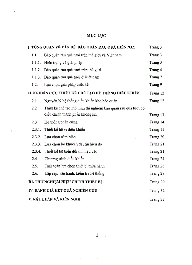 image for page Xây dựng chương trình điều khiển hệ thống tự động kiểm tra điều chỉnh nhiệt độ độ ẩm thành phần không khí trong kho bảo quản rau quả tươi