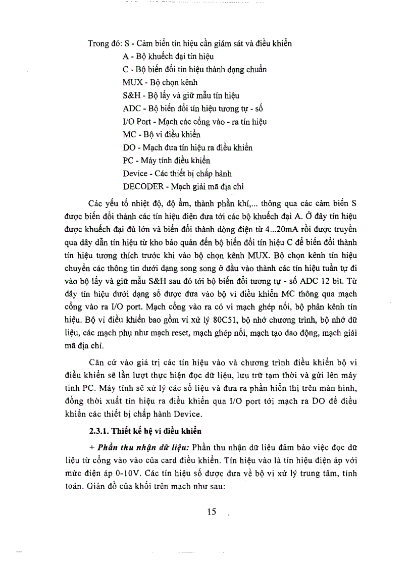 image for page Xây dựng chương trình điều khiển hệ thống tự động kiểm tra điều chỉnh nhiệt độ độ ẩm thành phần không khí trong kho bảo quản rau quả tươi