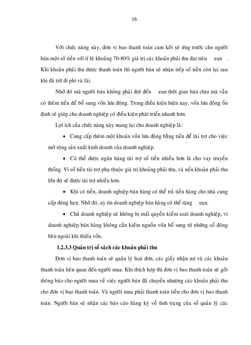 image for page Phát triển và hoàn thiện nghiệp vụ bao thanh toán tại các ngân hàng thương mại việt nam