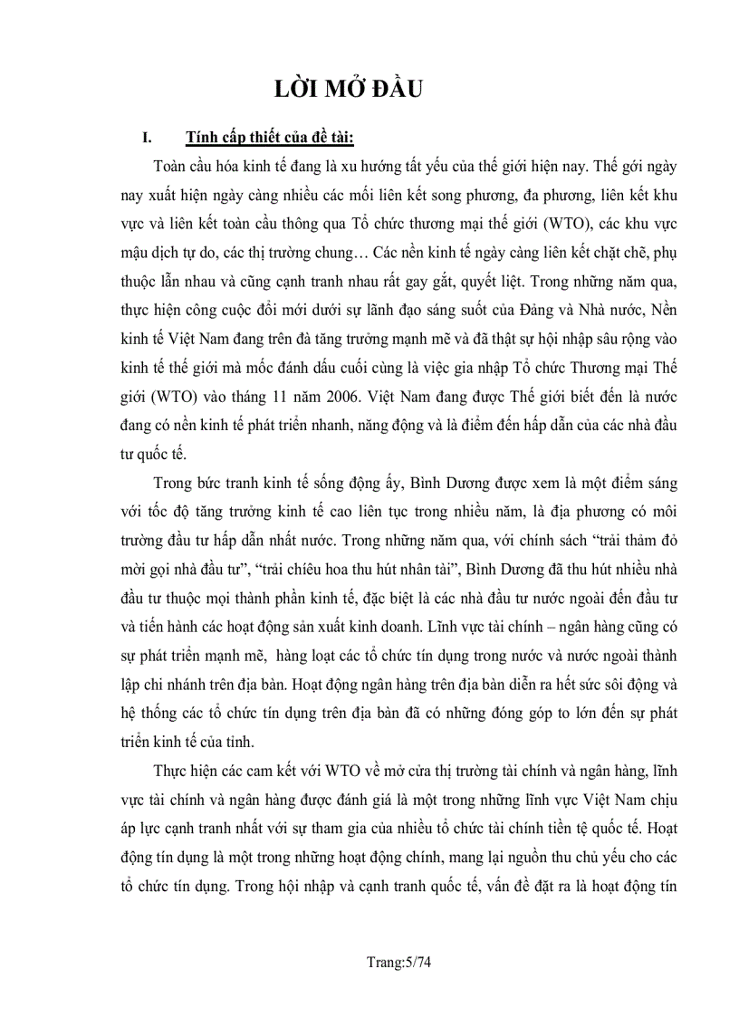 image for page Phát triển hoạt động tín dụng của các tổ chức tín dụng trên địa bàn tỉnh Bình Dương trong thời kỳ hội nhập kinh tế quốc tế