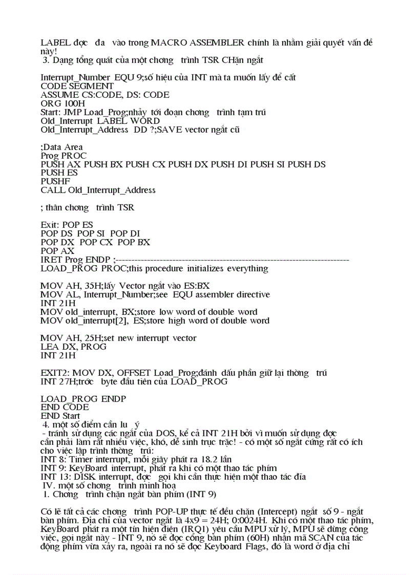 image for page Ngôn ngữ lập trình Assembly