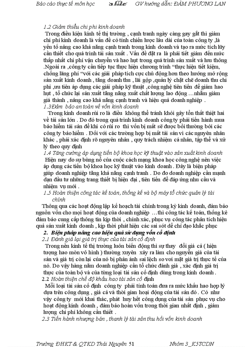 image for page Phân tích tình hình quản lý và sử dụng vốn kinh doanh tại công ty cổ phần tập đoàn vật liệu chịu lửa Thái Nguyên