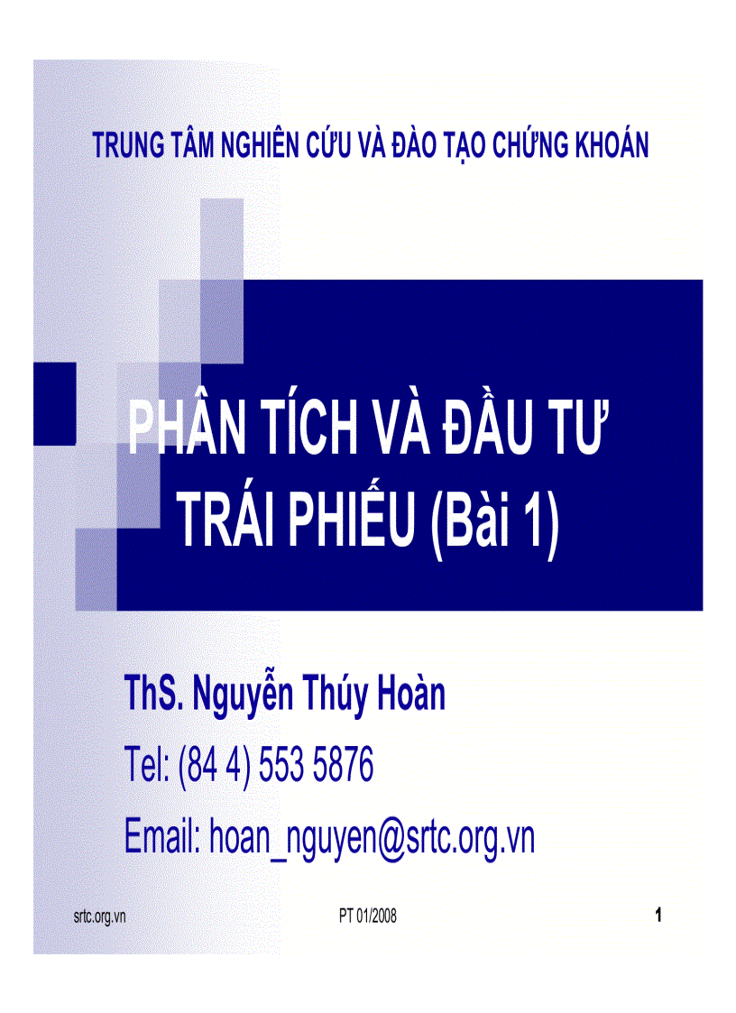 image for page Slide Phân tích và đầu tư trái phiếu
