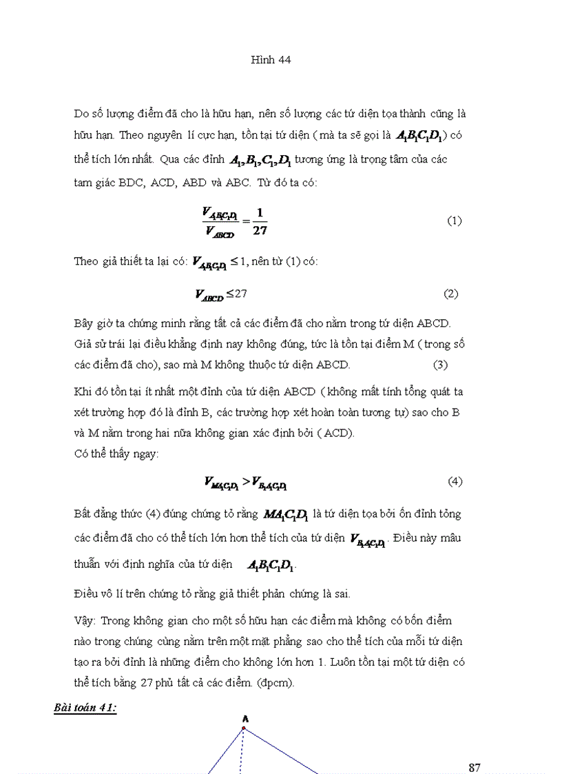 image for page Ứng dụng nguyên lí Dirichlet và nguyên lí cực hạn trong giải toán hình học