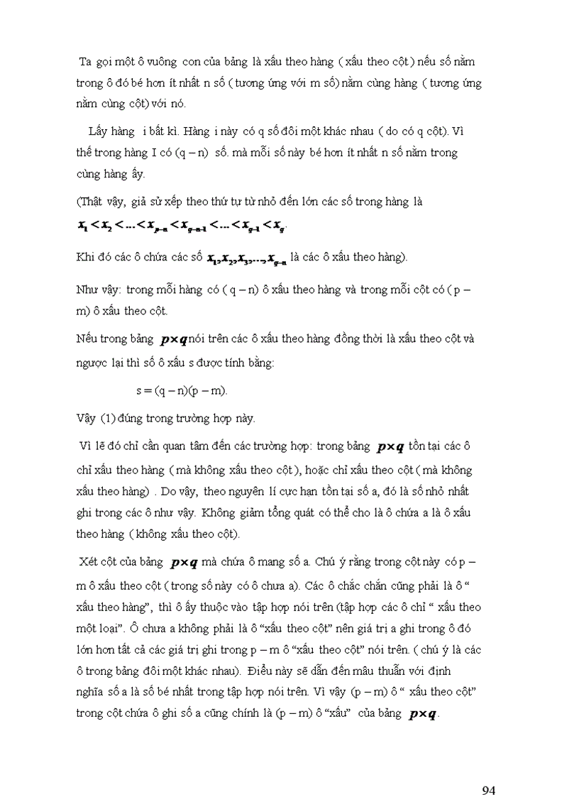image for page Ứng dụng nguyên lí Dirichlet và nguyên lí cực hạn trong giải toán hình học