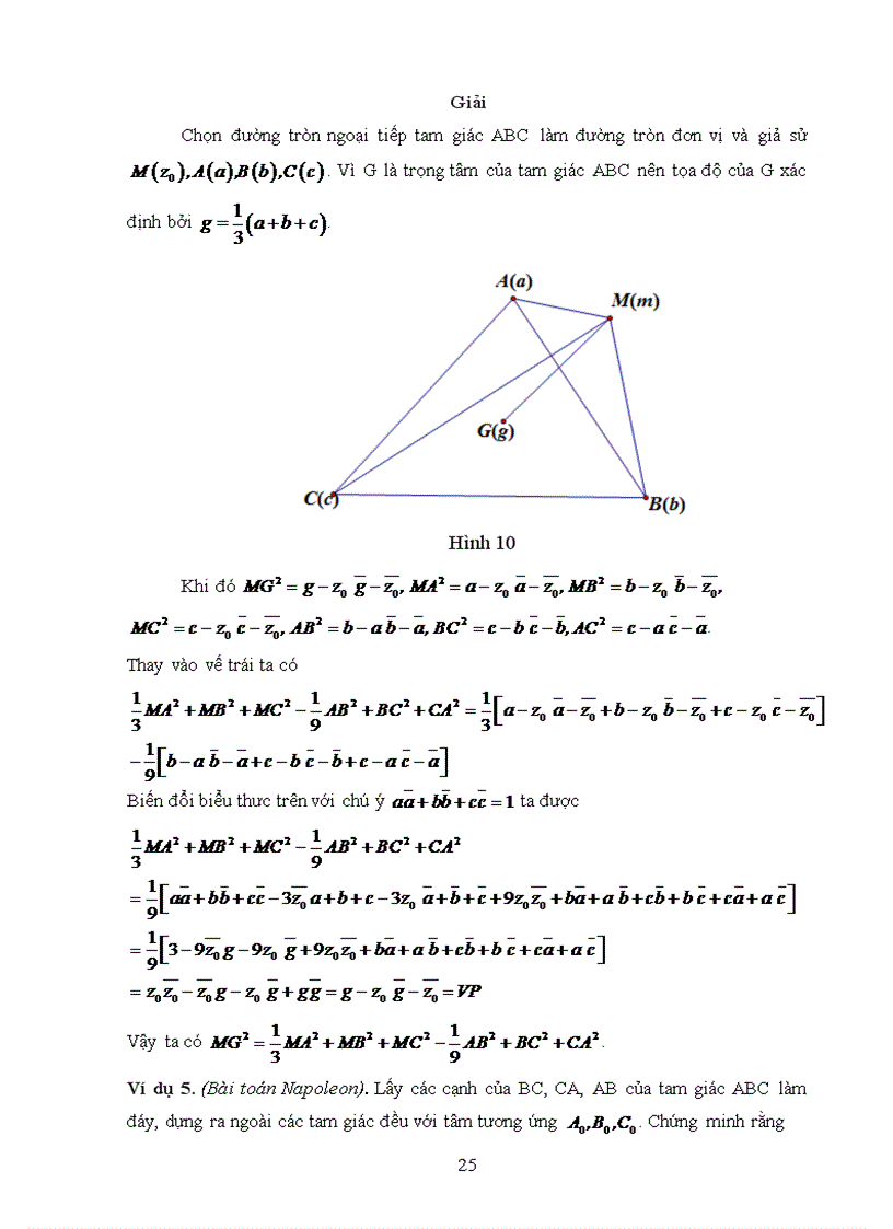 image for page Ứng dụng số phức vào giải toán Hình học phẳng