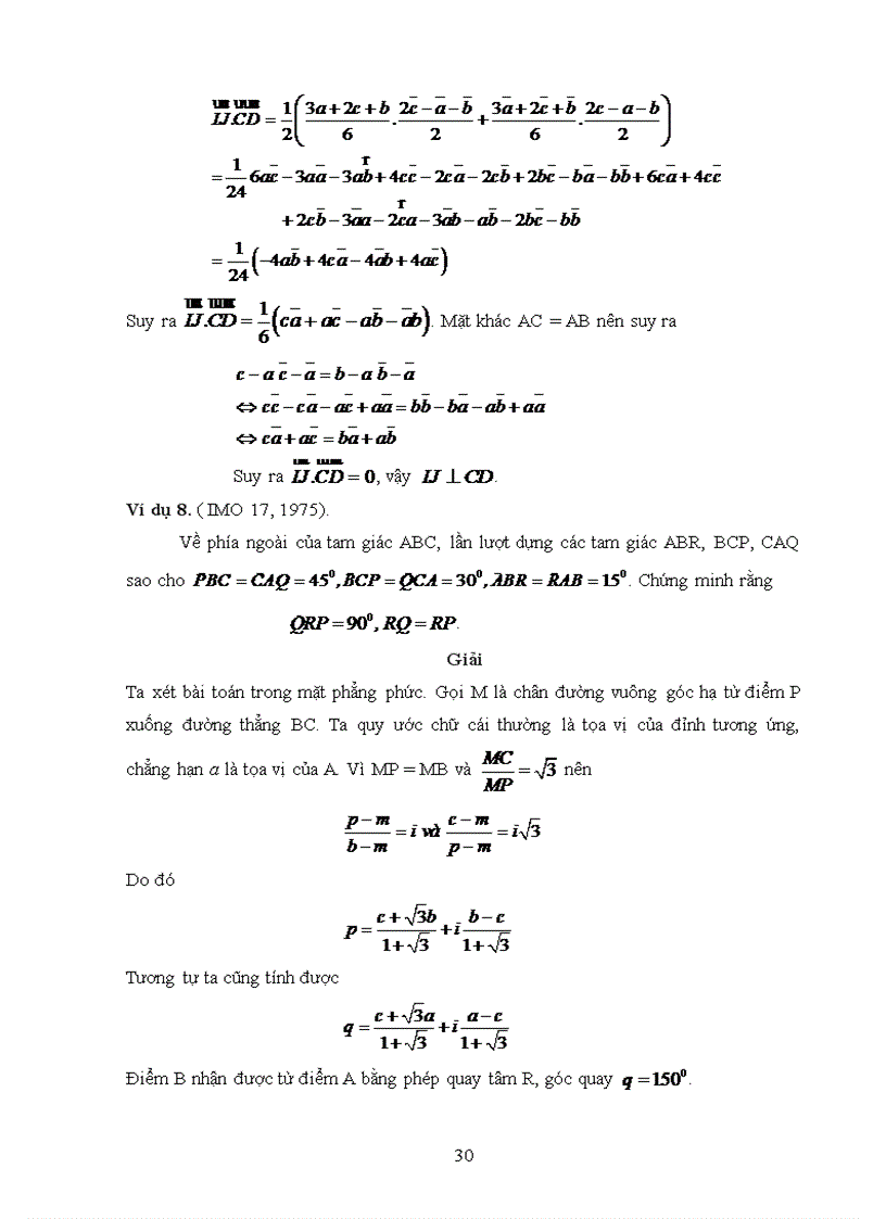image for page Ứng dụng số phức vào giải toán Hình học phẳng