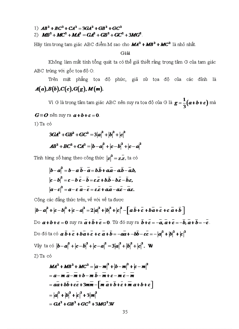 image for page Ứng dụng số phức vào giải toán Hình học phẳng