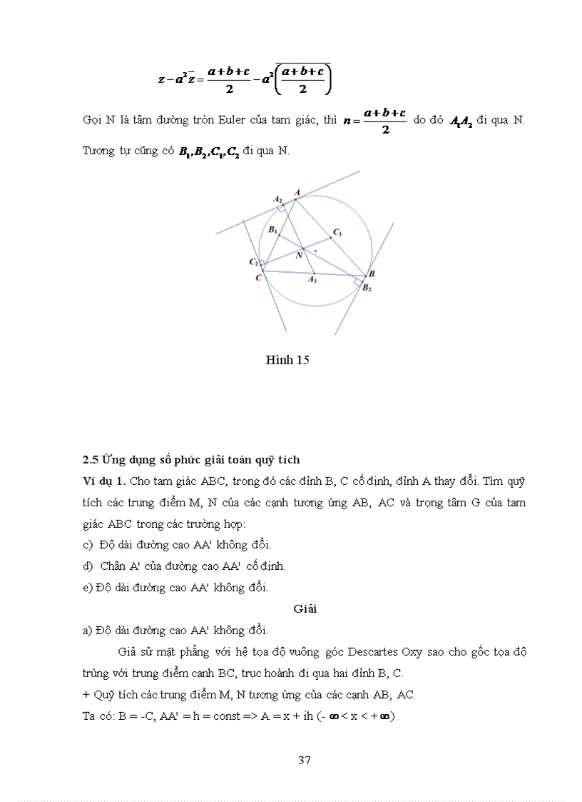 image for page Ứng dụng số phức vào giải toán Hình học phẳng