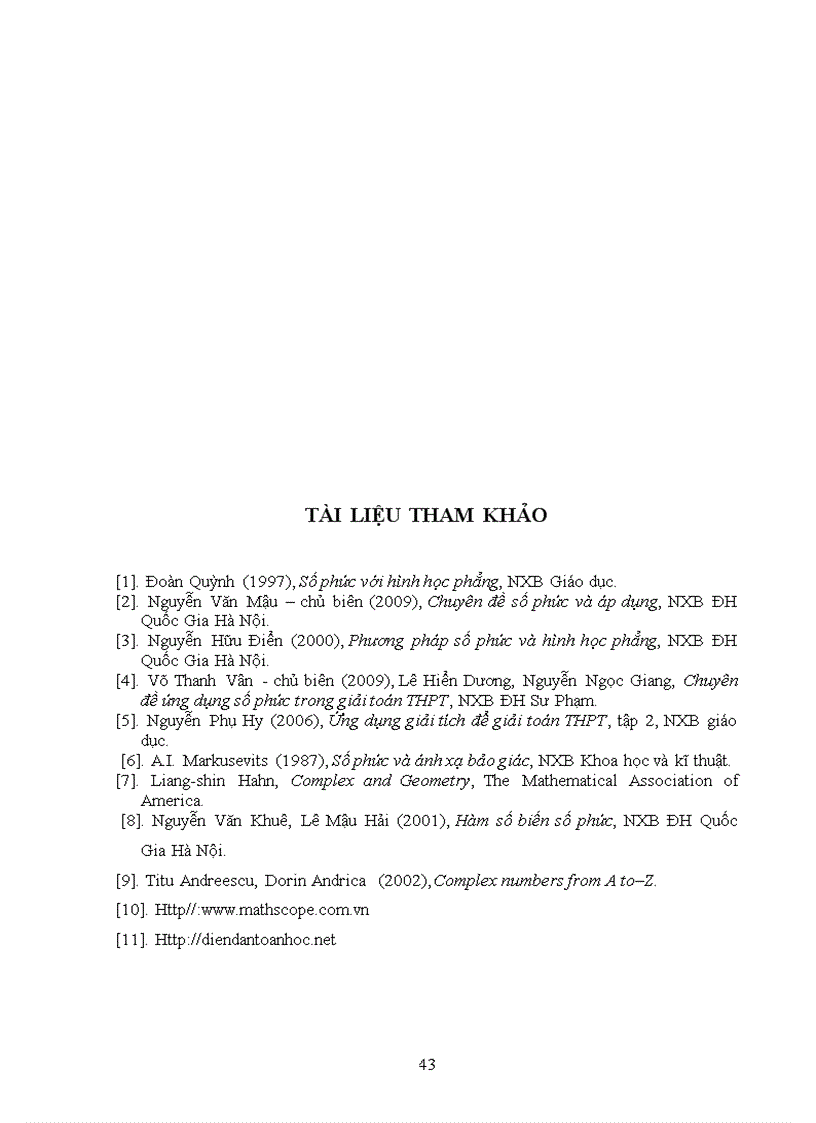 image for page Ứng dụng số phức vào giải toán Hình học phẳng