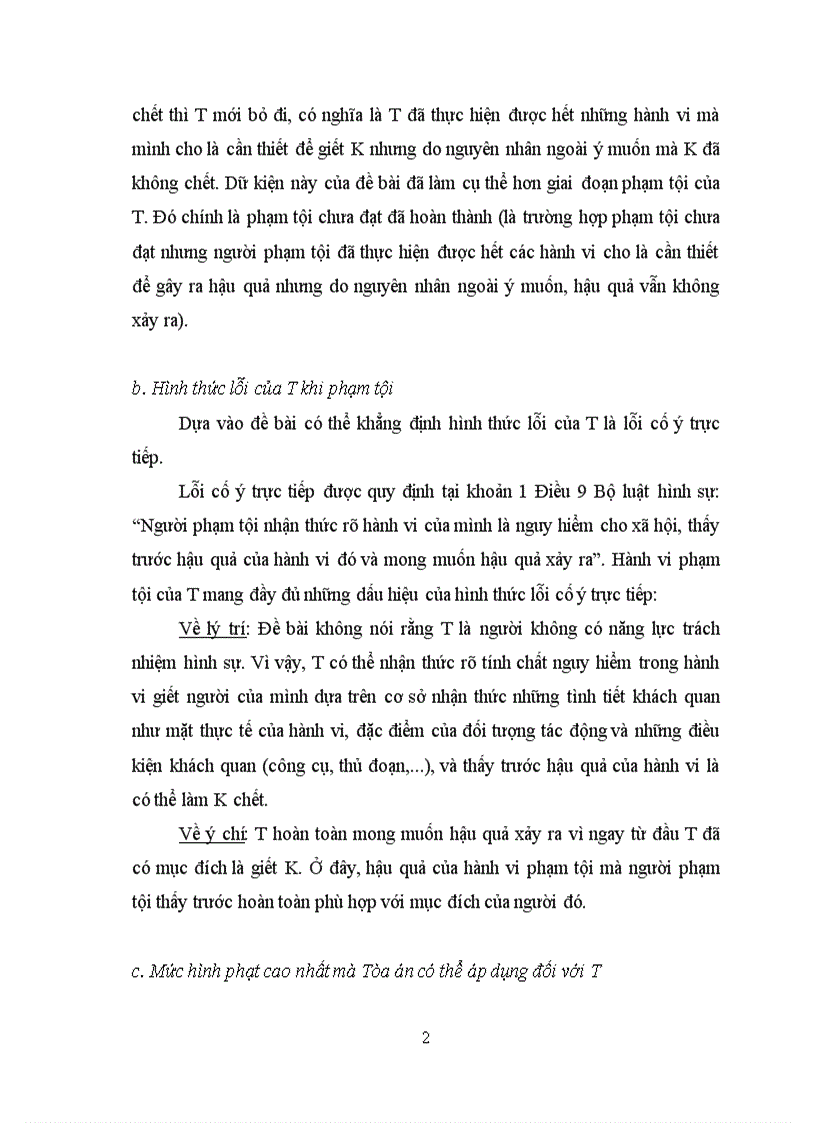 image for page Bài tập cá nhân hình sự module 1