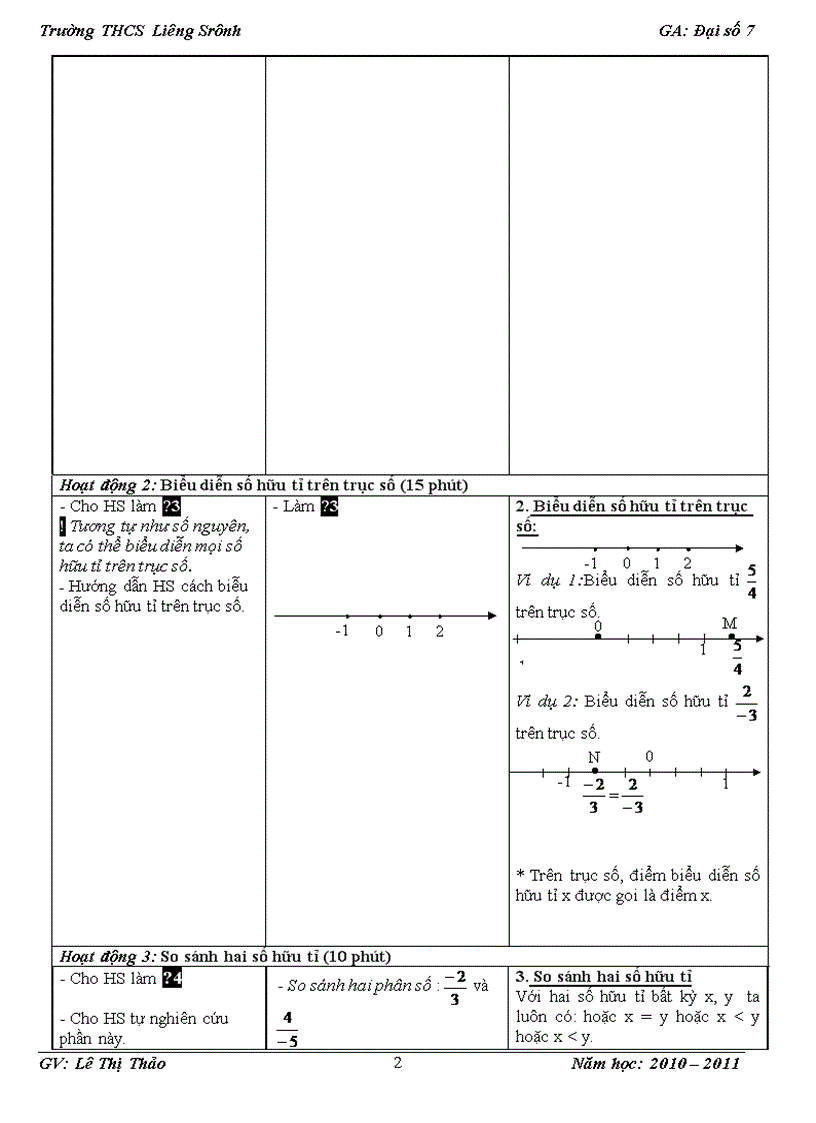 image for page Giáo án đại số lớp 7