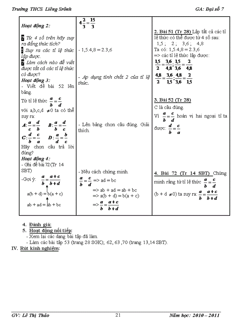 image for page Giáo án đại số lớp 7