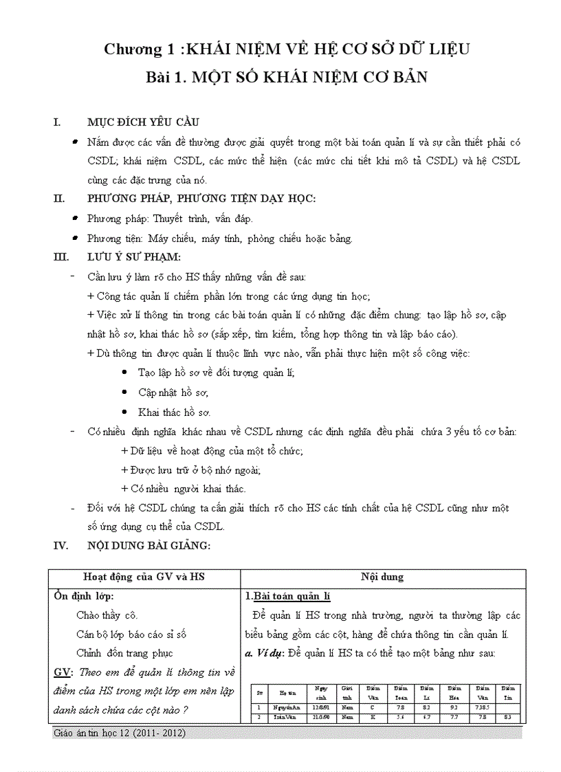 image for page Giáo án môn Tin học