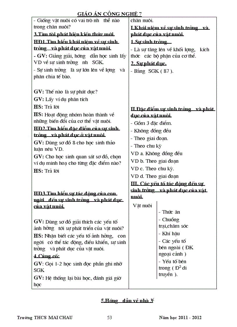 image for page Giáo án công nghệ 7