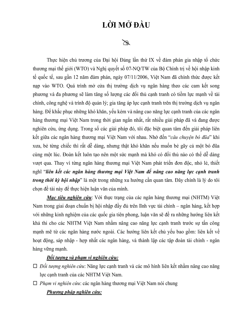 image for page Liên kết các ngân hàng thương mại việt nam để nâng cao năng lực cạnh tranh trong thời kỳ hội nhập