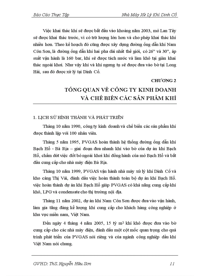 image for page Quy trình công nghệ sản xuất trong nhà máy chế biến khí Dinh Cố