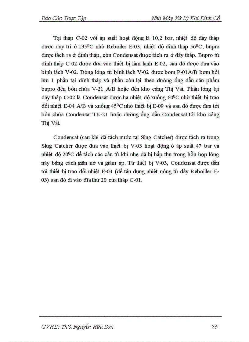 image for page Quy trình công nghệ sản xuất trong nhà máy chế biến khí Dinh Cố