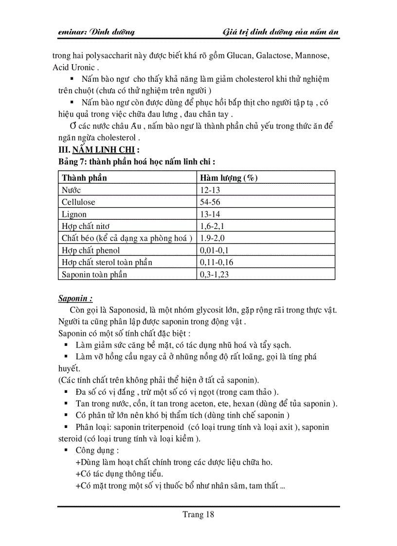 image for page Giá trị dinh dưỡng của nấm ăn
