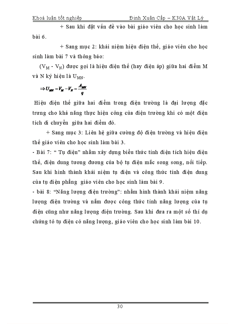 image for page Xây dựng và sử dụng hệ thống bài tập nhằm hình thành kiến thức mới trong dạy học chương 1 Điện tích điện trường của học sinh lớp 11 THPT