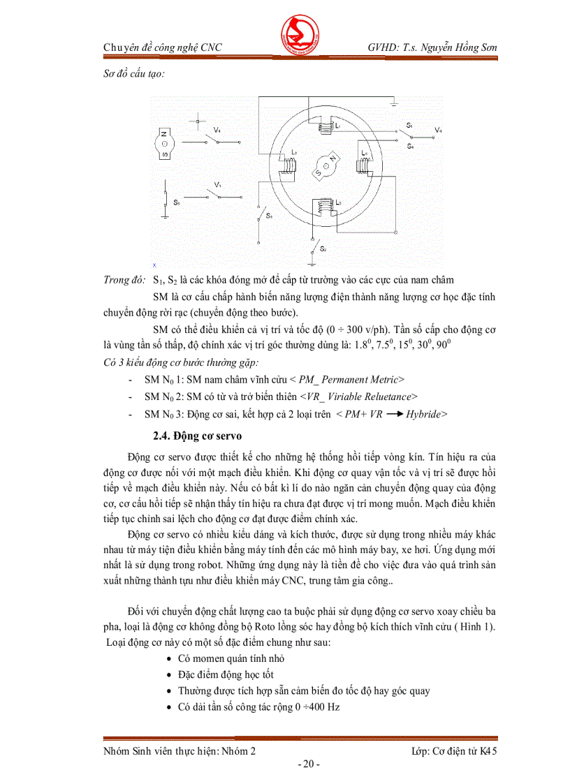 image for page Chuyên đề công nghệ CNC Cơ điện tử K45 ĐHBKHN