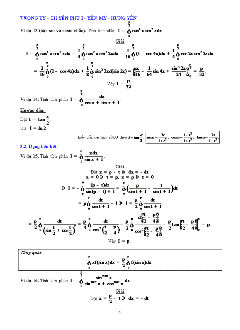 image for page Phương pháp giải toán tích phân