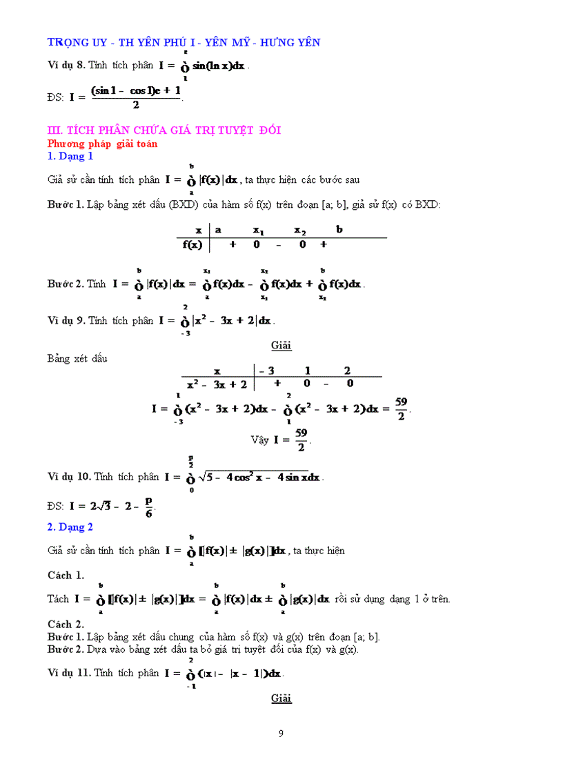 image for page Phương pháp giải toán tích phân