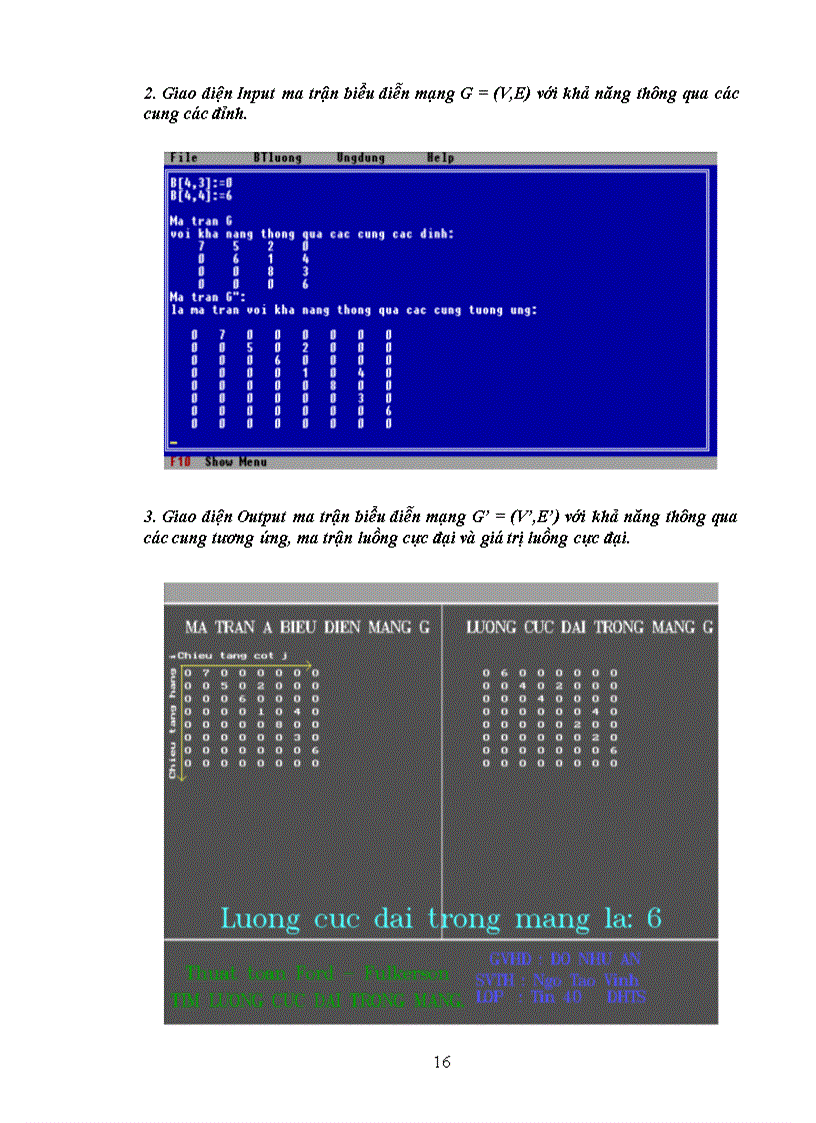 image for page Bài toán luồng cực đại trong mạng với khả năng thông qua các cung các đỉnh 1