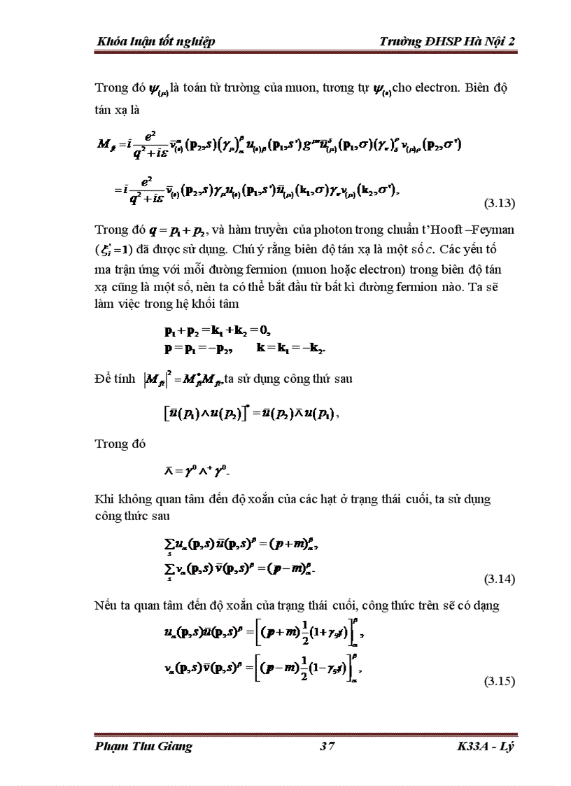image for page Quy tắc Feynman cho SQED