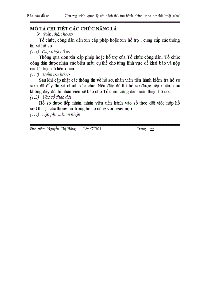 image for page Xây dựng phần mềm quản lý phục vụ cho quá trình cải cách thủ tục hành chính theo cơ chế một cửa tại Sở Khoa học và Công nghệ Hải phòng