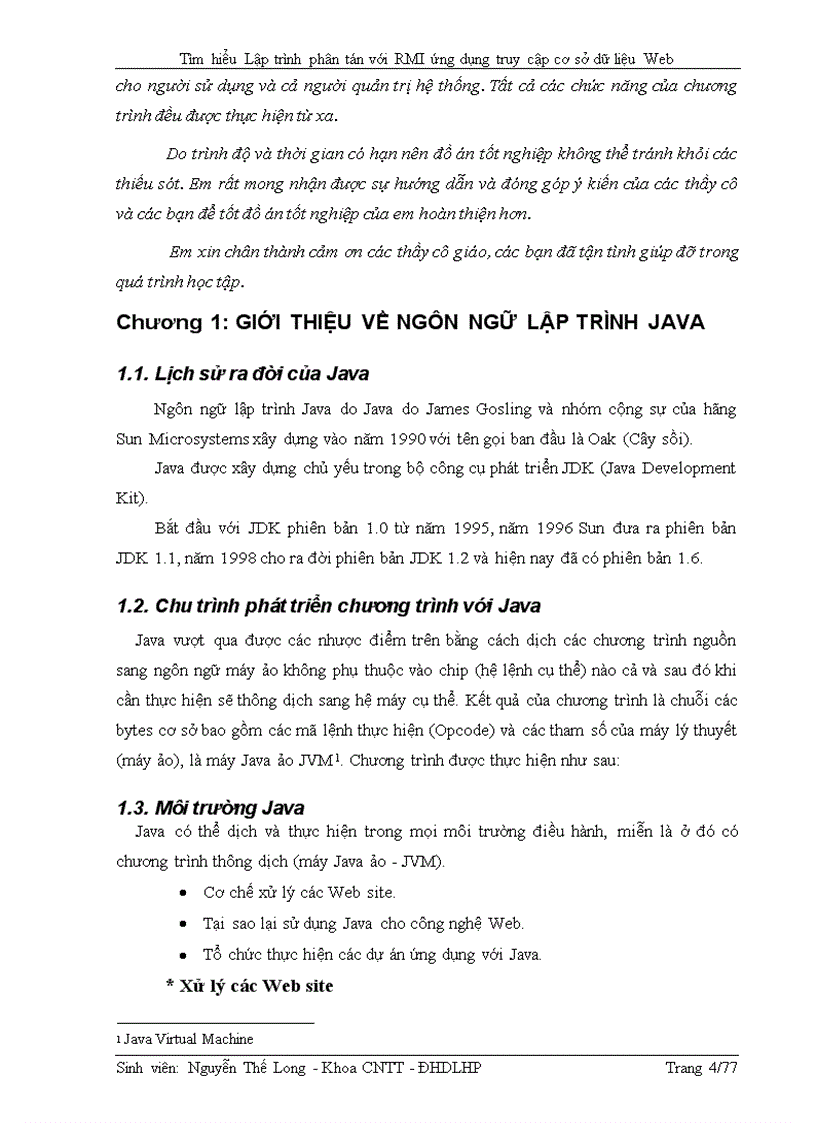 image for page Tìm hiểu lập trình phân tán với RMI ứng dụng truy cập cơ sở dữ liệu Web