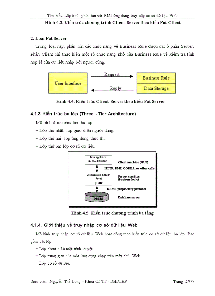 image for page Tìm hiểu lập trình phân tán với RMI ứng dụng truy cập cơ sở dữ liệu Web