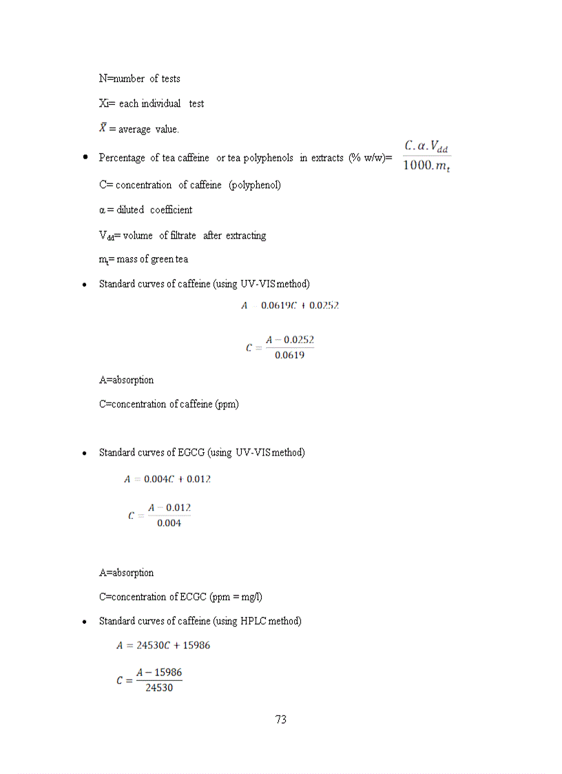 image for page Trích ly và cô lập caffeine từ trà xanh
