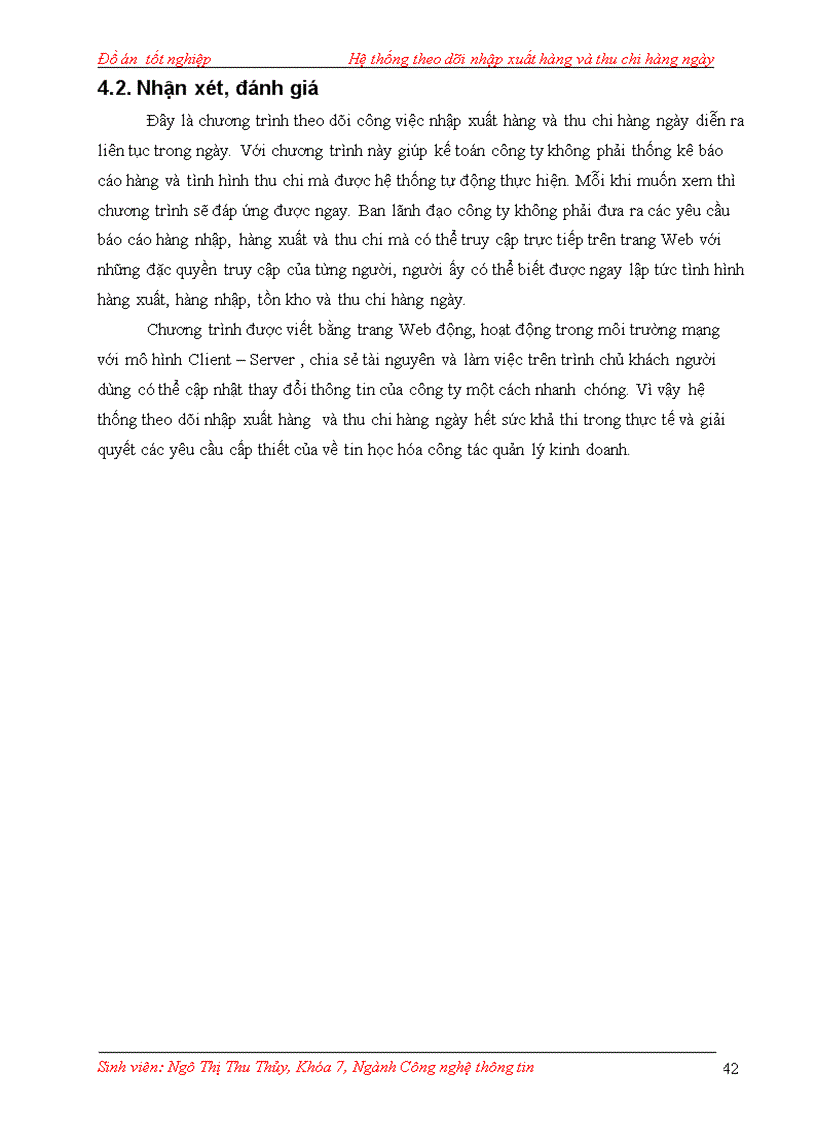 image for page Hệ thống theo dõi nhập xuất hàng và thu chi hàng ngày