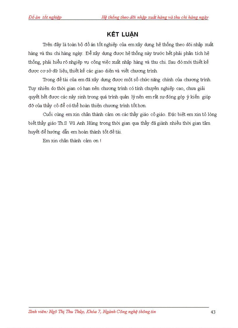 image for page Hệ thống theo dõi nhập xuất hàng và thu chi hàng ngày