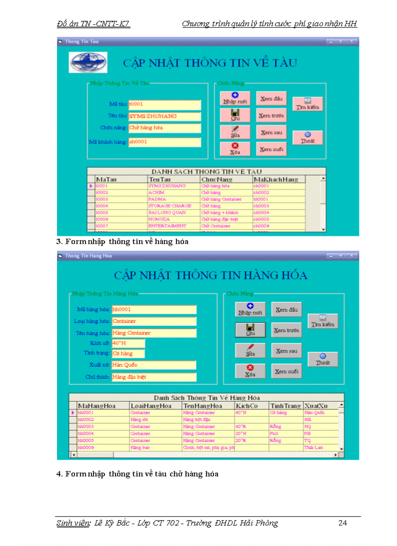 image for page Xây dựng chương trình quản lý tính cước phí giao nhận hàng hóa tại XNXD Chùa Vẽ Cảng Hải Phòng