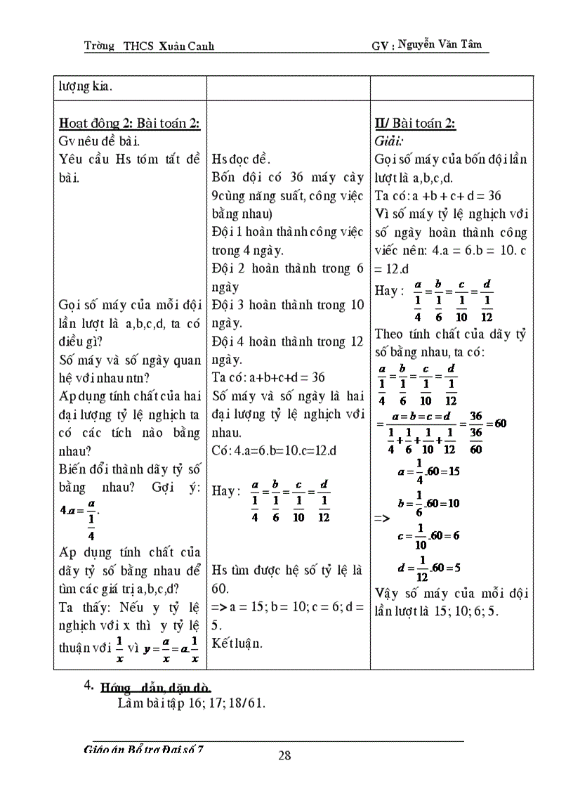 image for page Giáo án buổi 2 Đại số 7