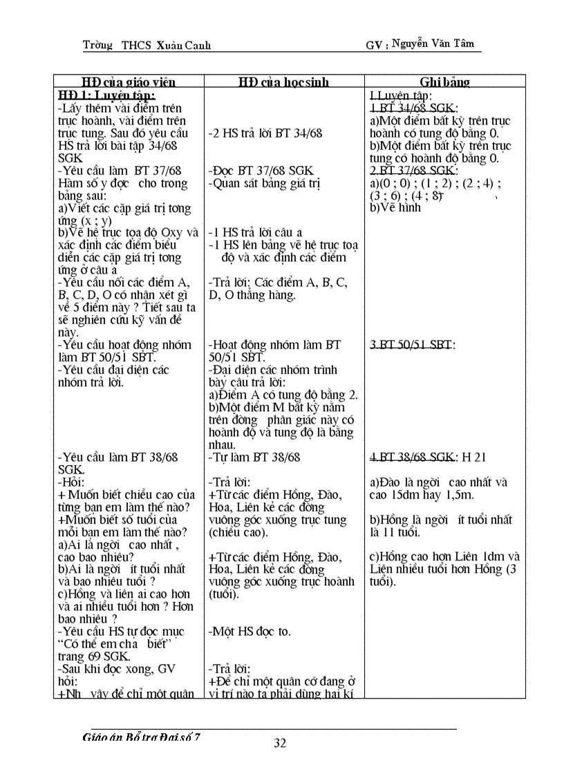 image for page Giáo án buổi 2 Đại số 7