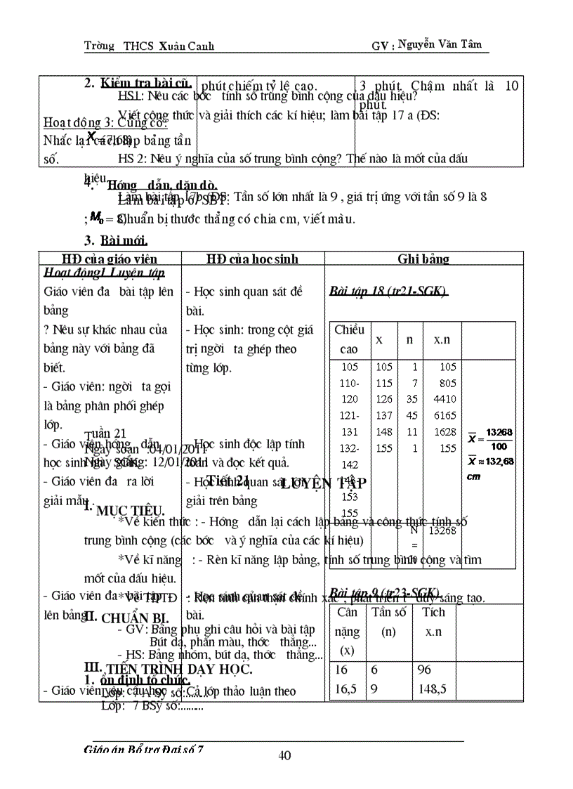 image for page Giáo án buổi 2 Đại số 7