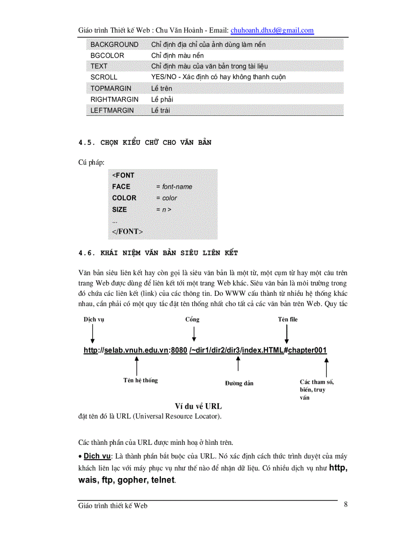 image for page Ebook Giáo trinh thiết kế web