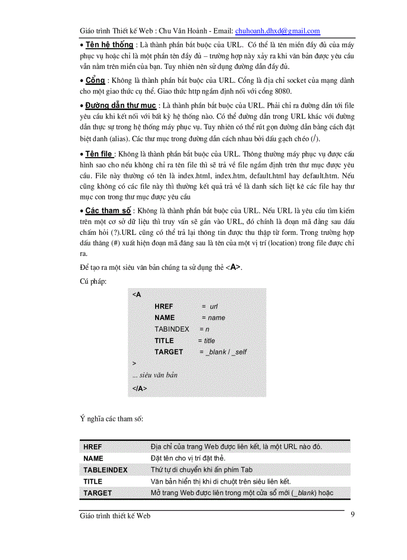 image for page Ebook Giáo trinh thiết kế web