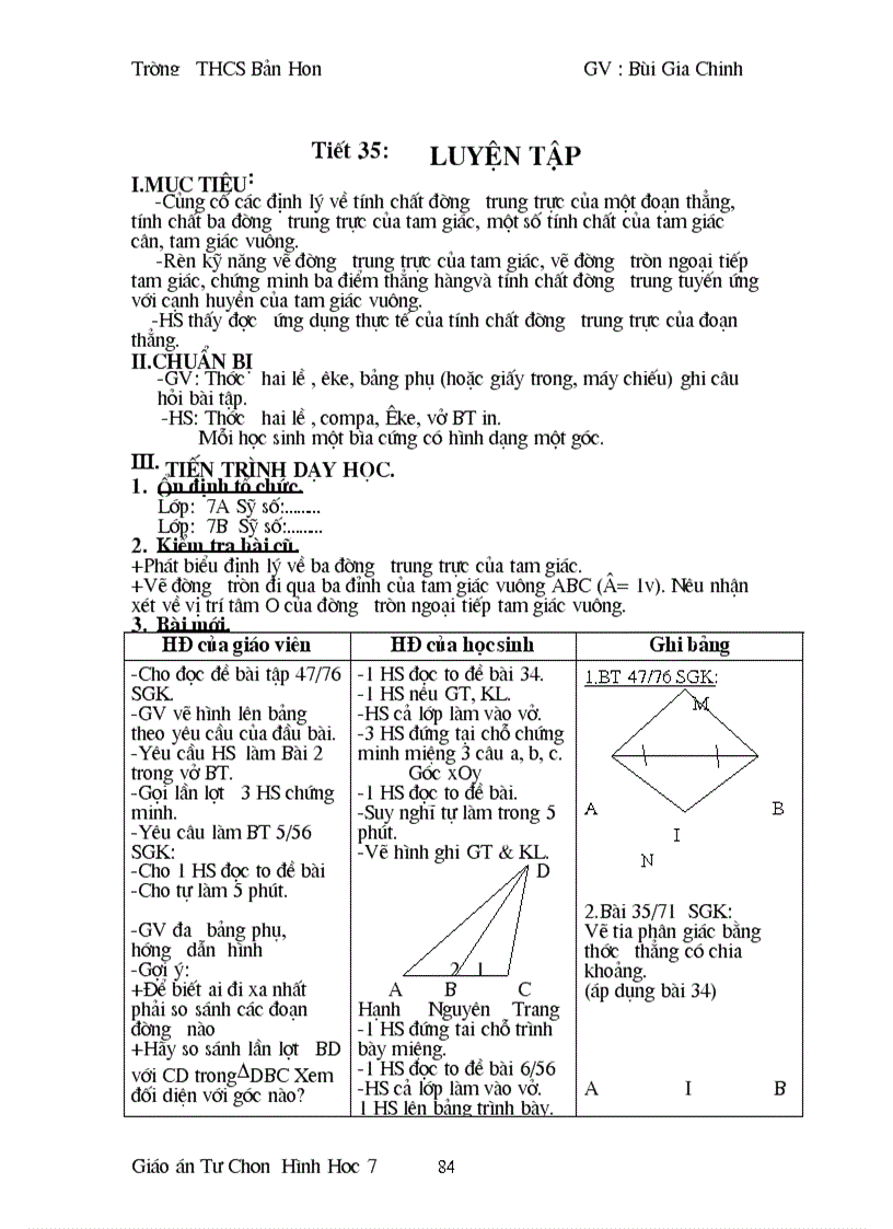 image for page Giáo án buổi 2 Hình 7 cả năm