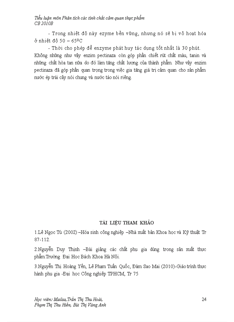 image for page Phân tích các tính chất cảm quan thực phẩm Màu sắc của nước quả các yếu tố ảnh hưởng