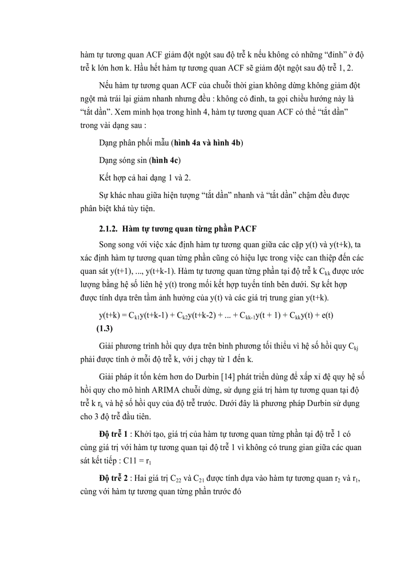image for page Một số phương pháp khai phá dữ liệu quan hệ trong tài chính và chứng khoán mô hình arima
