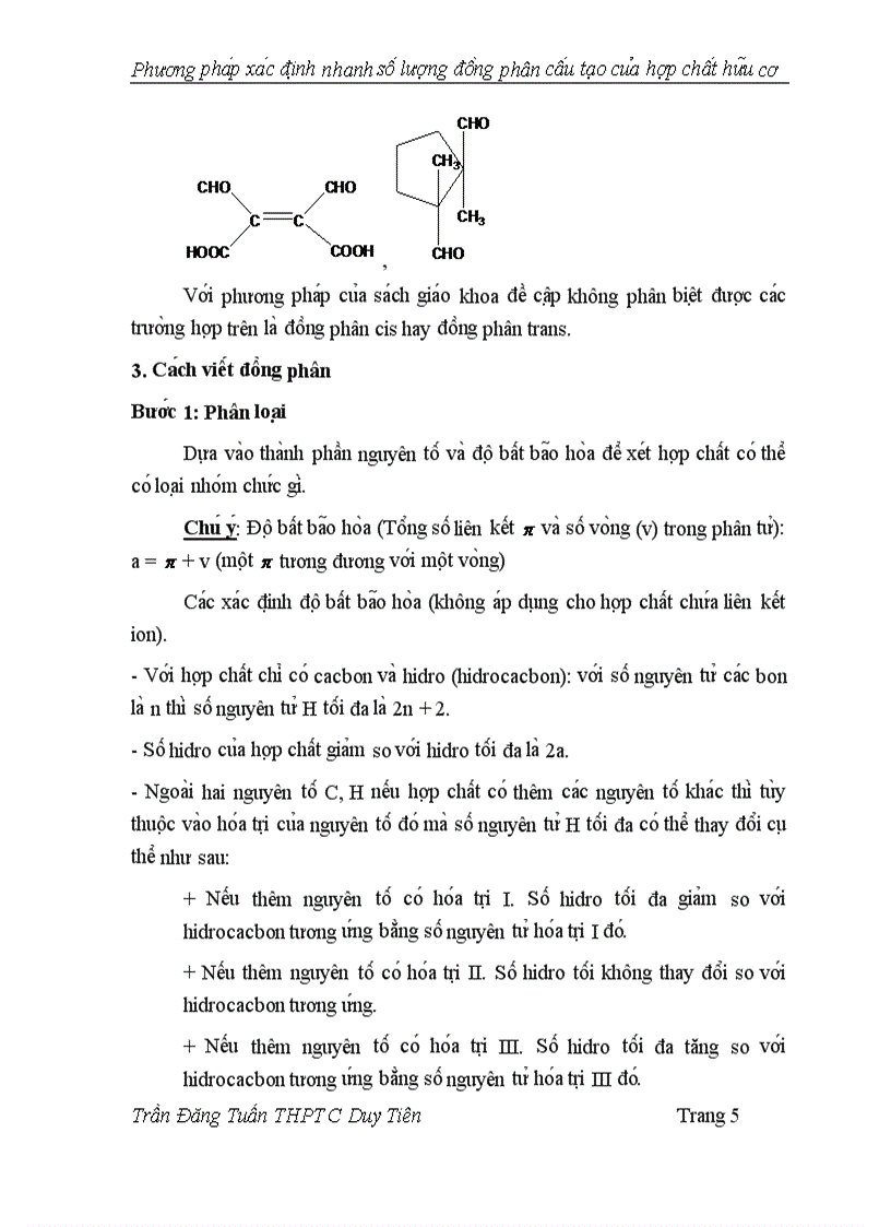 image for page Phương pháp xác định nhanh số lượng đồng phân cấu tạo của hợp chất hữu cơ